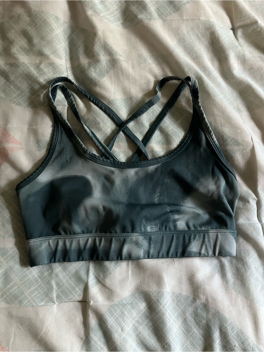 Threads 4 Thought Black Crisscross Sports Bralette
